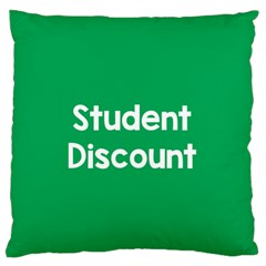 Student Discound Sale Green Standard Flano Cushion Case (Two Sides)