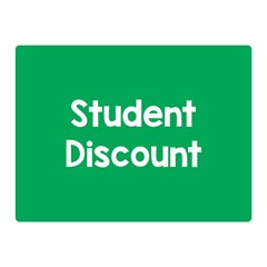 Student Discound Sale Green Double Sided Flano Blanket (Mini) 