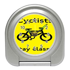 Stay Classy Bike Cyclists Sport Travel Alarm Clocks