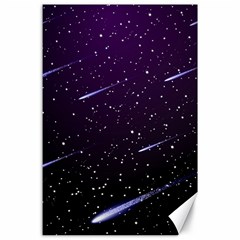 Starry Night Sky Meteor Stock Vectors Clipart Illustrations Canvas 24  x 36 