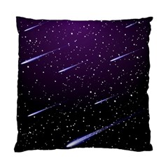 Starry Night Sky Meteor Stock Vectors Clipart Illustrations Standard Cushion Case (two Sides)