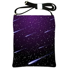 Starry Night Sky Meteor Stock Vectors Clipart Illustrations Shoulder Sling Bags by Mariart