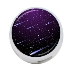 Starry Night Sky Meteor Stock Vectors Clipart Illustrations 4-Port USB Hub (Two Sides) 