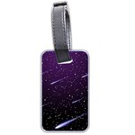 Starry Night Sky Meteor Stock Vectors Clipart Illustrations Luggage Tags (Two Sides) Front