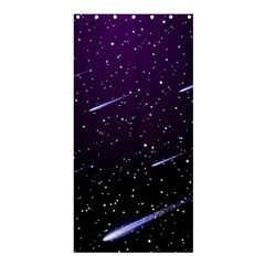 Starry Night Sky Meteor Stock Vectors Clipart Illustrations Shower Curtain 36  x 72  (Stall) 