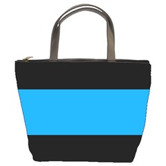 Tomboy Playboy Flag Blue Black Mline Bucket Bags by Mariart