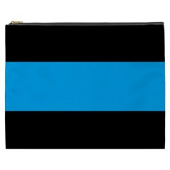 Tomboy Playboy Flag Blue Black Mline Cosmetic Bag (xxxl) 