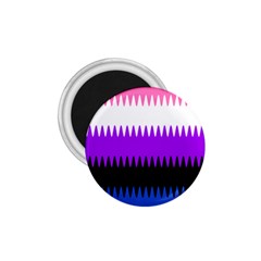 Sychnogender Techno Genderfluid Flags Wave Waves Chevron 1 75  Magnets by Mariart