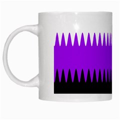 Sychnogender Techno Genderfluid Flags Wave Waves Chevron White Mugs by Mariart