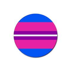 Transgender Flags Rubber Coaster (round) 