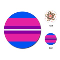 Transgender Flags Playing Cards (round)  by Mariart