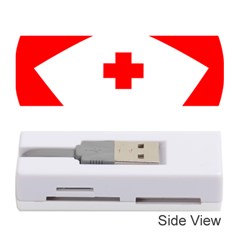 Tabla Laboral Sign Red White Memory Card Reader (stick)  by Mariart