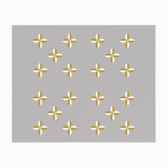 Syrface Flower Floral Gold White Space Star Small Glasses Cloth