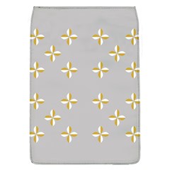 Syrface Flower Floral Gold White Space Star Flap Covers (l)  by Mariart