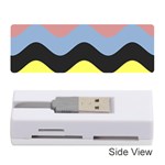 Wave Waves Chevron Sea Beach Rainbow Memory Card Reader (Stick)  Front
