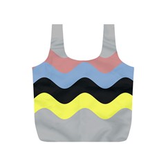 Wave Waves Chevron Sea Beach Rainbow Full Print Recycle Bags (s)  by Mariart