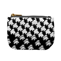 Transforming Escher Tessellations Full Page Dragon Black Animals Mini Coin Purses