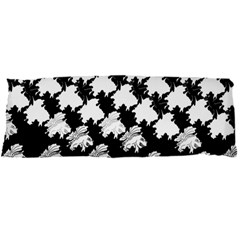 Transforming Escher Tessellations Full Page Dragon Black Animals Body Pillow Case Dakimakura (two Sides) by Mariart