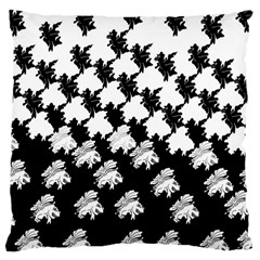 Transforming Escher Tessellations Full Page Dragon Black Animals Large Cushion Case (one Side) by Mariart