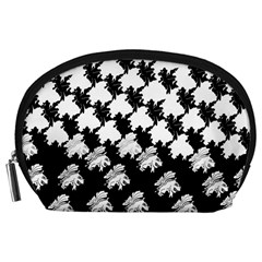 Transforming Escher Tessellations Full Page Dragon Black Animals Accessory Pouches (large)  by Mariart