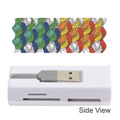 Rainbow Fish Memory Card Reader (stick)  by Mariart