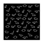 Dinosaurs pattern Face Towel Front