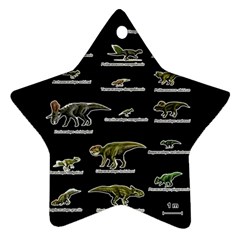 Dinosaurs Names Star Ornament (two Sides) by Valentinaart