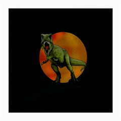 Dinosaurs T-rex Medium Glasses Cloth by Valentinaart