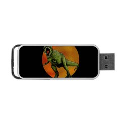 Dinosaurs T-rex Portable Usb Flash (two Sides) by Valentinaart