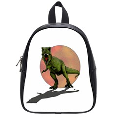 Dinosaurs T-rex School Bags (small)  by Valentinaart