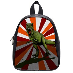 Dinosaurs T-rex School Bags (small)  by Valentinaart