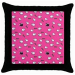 Sweet dreams  Throw Pillow Case (Black) Front