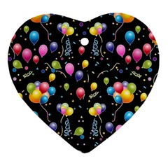 Balloons   Ornament (heart) by Valentinaart