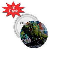 Urban T-rex 1 75  Buttons (10 Pack)