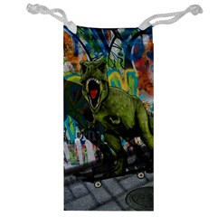 Urban T-rex Jewelry Bag by Valentinaart