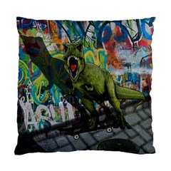 Urban T-rex Standard Cushion Case (two Sides) by Valentinaart