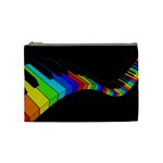 Rainbow piano  Cosmetic Bag (Medium)  Front