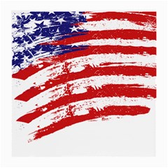 American Flag Medium Glasses Cloth (2-side) by Valentinaart