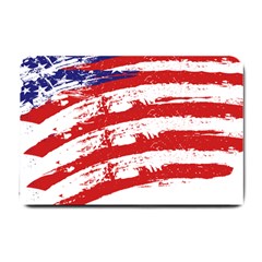 American Flag Small Doormat  by Valentinaart