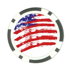American Flag Poker Chip Card Guard (10 Pack) by Valentinaart