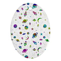 Space pattern Ornament (Oval)