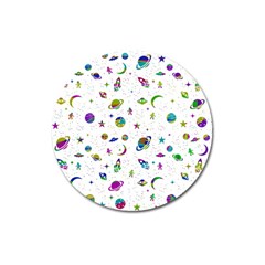 Space pattern Magnet 3  (Round)