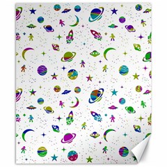 Space pattern Canvas 8  x 10 