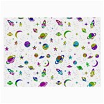 Space pattern Large Glasses Cloth (2-Side) Front