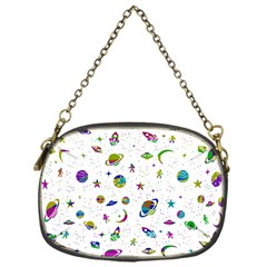 Space pattern Chain Purses (One Side) 