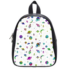 Space pattern School Bags (Small) 