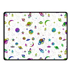 Space pattern Fleece Blanket (Small)