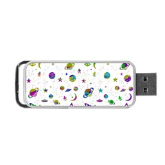 Space pattern Portable USB Flash (One Side)