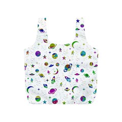 Space pattern Full Print Recycle Bags (S) 