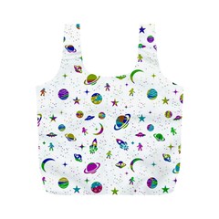 Space pattern Full Print Recycle Bags (M) 